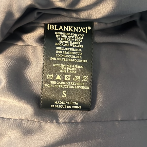 BlankNYC leather Moto jacket - Picture 5 of 6